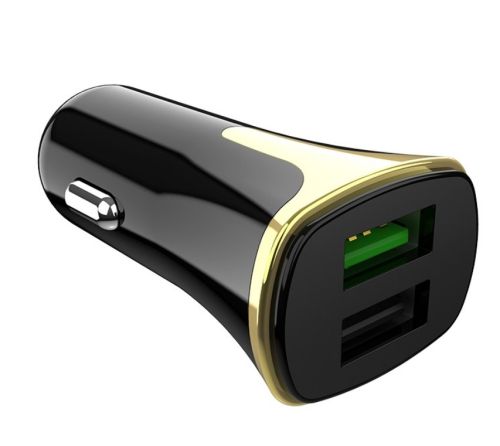 АЗУ USB 3.4A 2 USB порта HOCO Z31 QC3.0 черный оптом, в розницу Центр Компаньон фото 2