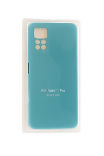 Чехол-накладка для XIAOMI Redmi Note 11 Pro VEGLAS SILICONE CASE закрытый бирюзовый (2) оптом, в розницу Центр Компаньон