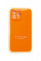 Чехол-накладка для iPhone 13 Pro Max VEGLAS SILICONE CASE Защита камеры абрикосовый (66) - фото