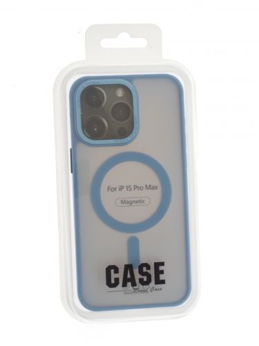 Чехол-накладка для iPhone 15 Pro Max VEGLAS Fog Magnetic синий оптом, в розницу Центр Компаньон фото 4