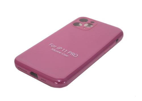 Чехол-накладка для iPhone 11 Pro VEGLAS SILICONE CASE NL Защита камеры малиновый (54) оптом, в розницу Центр Компаньон фото 2