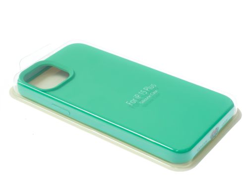 Чехол-накладка для iPhone 15 Plus VEGLAS SILICONE CASE закрытый ментоловый (50) - оптовая продажа фото 2 Чехол-накладка для iPhone 15 Plus VEGLAS SILICONE CASE закрытый ментоловый (50) - фото фото 2