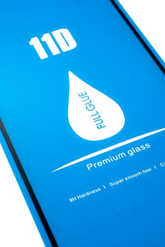 Защитное стекло для Samsung A037F A03S 11D FULL GLUE VEGLAS BLUE коробка черный оптом, в розницу Центр Компаньон фото 3