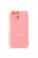 Чехол-накладка для iPhone 13 Mini VEGLAS SILICONE CASE Защита камеры розовый (6) - фото
