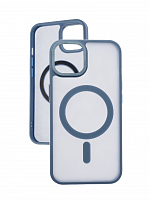 Чехол-накладка для iPhone 13 VEGLAS Fog Magnetic синий - фото