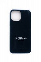 Чехол-накладка для iPhone 13 Pro Max VEGLAS SILICONE CASE закрытый (18) черный - фото