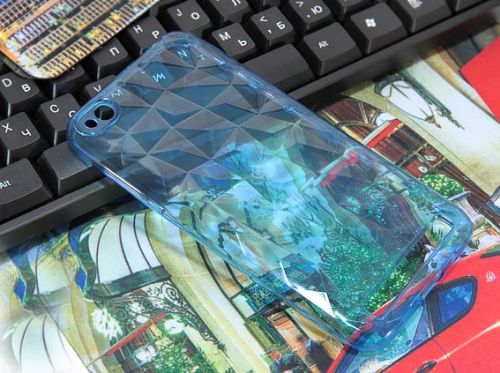Чехол-накладка для XIAOMI Redmi 5A JZZS Diamond TPU синяя оптом, в розницу Центр Компаньон