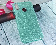 Чехол-накладка для HUAWEI Honor 8C JZZS Shinny 3в1 TPU зеленый - фото