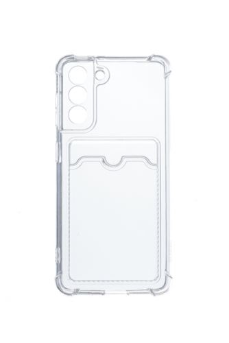Чехол-накладка для Samsung G991 S21 VEGLAS Air Pocket прозрачный - фото