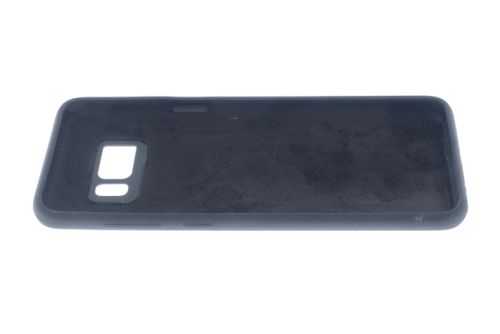 Чехол-накладка для Samsung G955F S8 Plus SILICONE CASE OP закрытый черный (3) оптом, в розницу Центр Компаньон фото 3