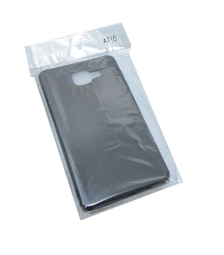 Чехол-накладка для Samsung A710F A7 2016 FASHION TPU матовый черный оптом, в розницу Центр Компаньон фото 2