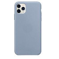 Чехол-накладка для iPhone 11 VEGLAS SILICONE CASE закрытый светло-серый (26) - фото