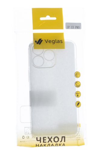 Чехол-накладка для iPhone 13 Pro VEGLAS Air Защита камеры прозрачный оптом, в розницу Центр Компаньон фото 4