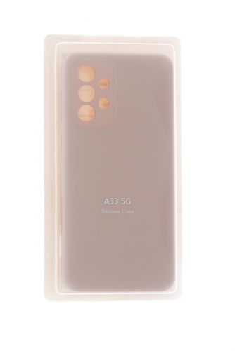 Чехол-накладка для Samsung A335F A33 VEGLAS SILICONE CASE закрытый светло-розовый (18) оптом, в розницу Центр Компаньон