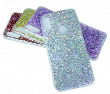 Чехол-накладка для XIAOMI Redmi 7 DROP STAR TPU серебро  - фото