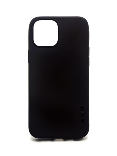 Чехол-накладка для iPhone 12 Pro Max SPIGEN TPU черный - фото