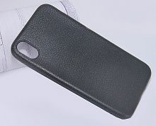Купить Чехол-накладка для iPhone XS Max FASHION LITCHI TPU черн оптом, в розницу в ОРЦ Компаньон