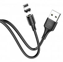 Купить Кабель USB Lightning 8Pin HOCO X52 Sereno Magnetic 2.4A 1.0м черный оптом, в розницу в ОРЦ Компаньон
