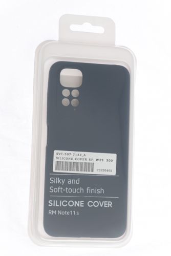 Чехол-накладка для XIAOMI Redmi Note 11S SILICONE CASE NL OP закрытый темно-синий (8) оптом, в розницу Центр Компаньон фото 4