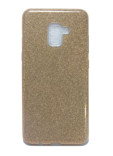 Чехол-накладка для Samsung A730F A8 plus JZZS Shinny 3в1 TPU золото оптом, в розницу Центр Компаньон