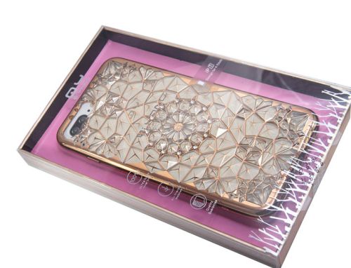 Чехол-накладка для iPhone 7/8 Plus OY стразы TPU 001 розовое золото оптом, в розницу Центр Компаньон фото 2
