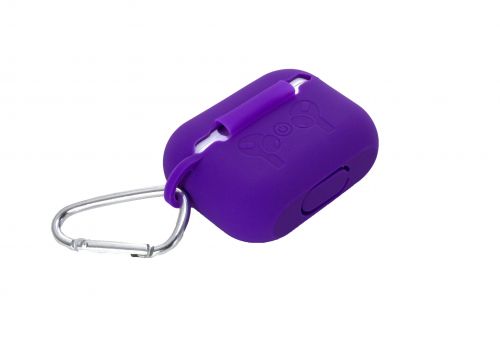 Чехол для наушников Airpods Pro Silicone фиолетовый - оптовая продажа фото 2 Чехол для наушников Airpods Pro Silicone фиолетовый - фото фото 2