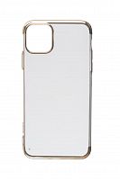 Чехол-накладка для iPhone 11 Pro Max ELECTROPLATED TPU DOKA золото - фото