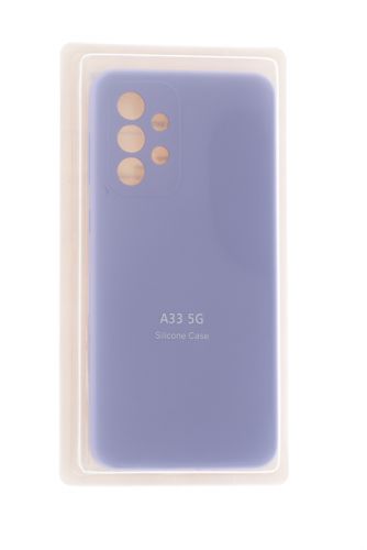 Чехол-накладка для Samsung A335F A33 VEGLAS SILICONE CASE закрытый сиреневый (13) оптом, в розницу Центр Компаньон