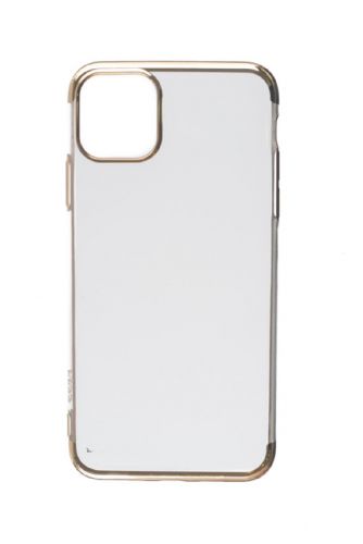 Чехол-накладка для iPhone 11 Pro Max ELECTROPLATED TPU DOKA золото - фото