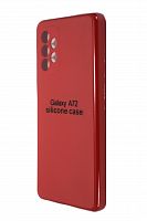 Купить Чехол-накладка для Samsung A725F A72 SILICONE CASE закрытый красный (1) оптом, в розницу в ОРЦ Компаньон