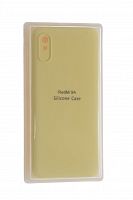Чехол-накладка для XIAOMI Redmi 9A SILICONE CASE закрытый желтый (20) - фото