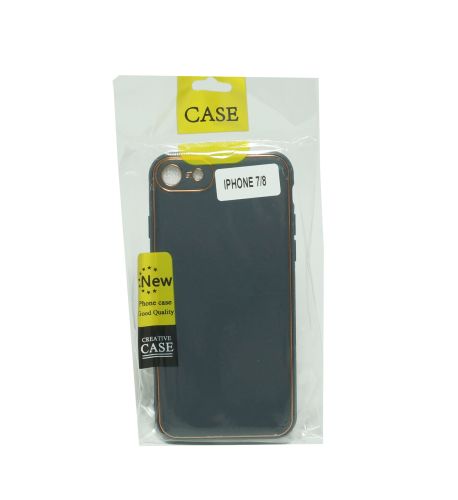 Чехол-накладка для iPhone 7/8/SE PC+PU LEATHER CASE темно-синий оптом, в розницу Центр Компаньон фото 2