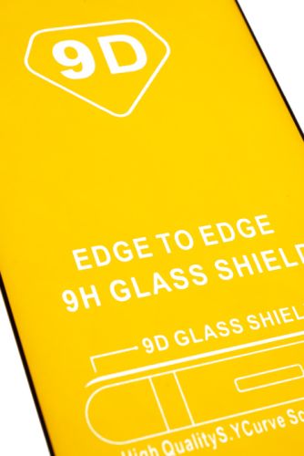 Защитное стекло для iPhone 14 Pro Max FULL GLUE (желтая основа) пакет черный оптом, в розницу Центр Компаньон фото 2