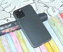 Чехол-накладка для iPhone 11 Pro FASHION LITCHI TPU черный - фото
