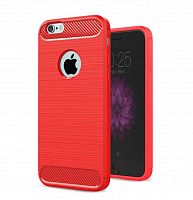 Чехол-накладка для iPhone 6/6S Plus 009508 ANTISHOCK красный - фото