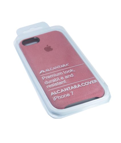 Чехол-накладка для iPhone 7/8/SE ALCANTARA CASE розовый оптом, в розницу Центр Компаньон фото 2