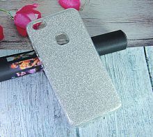 Чехол-накладка для HUAWEI NOVA JZZS Shinny 3в1 TPU серебро - фото