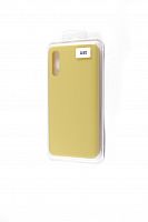 Чехол-накладка для Samsung A505F A50 VEGLAS SILICONE CASE закрытый желтый (20) - фото