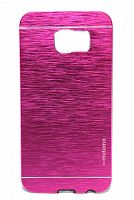 Купить Чехол-накладка для Samsung G920 S6 MOTOMO мет/пластик ярко-розов оптом, в розницу в ОРЦ Компаньон