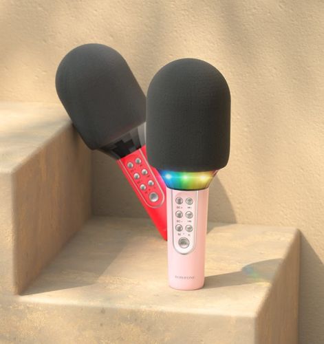 Микрофон BOROFONE BFK2 Elf karaoke розовый оптом, в розницу Центр Компаньон фото 4
