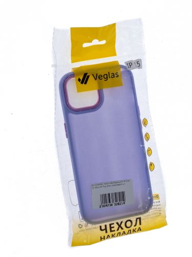 Чехол-накладка для iPhone 15 VEGLAS Fog Glow сиреневый оптом, в розницу Центр Компаньон фото 3