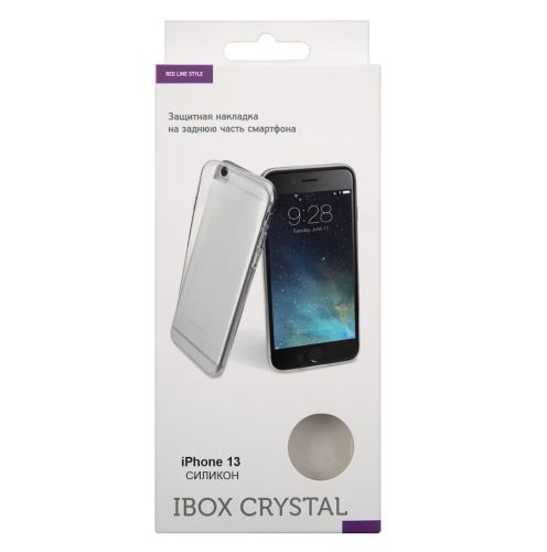 Чехол-накладка для iPhone 13 iBox Crystal коробка прозрачный оптом, в розницу Центр Компаньон фото 3