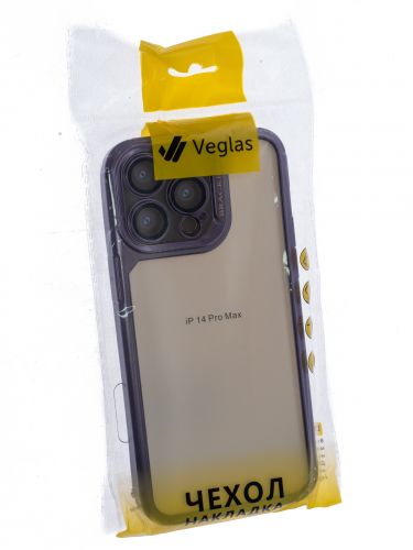 Чехол-накладка для iPhone 14 Pro Max VEGLAS Bracket Lens фиолетовый оптом, в розницу Центр Компаньон фото 4
