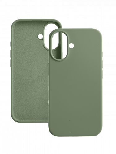 Чехол-накладка для iPhone 16 Plus VEGLAS SILICONE CASE закрытый хаки (64) - оптовая продажа Чехол-накладка для iPhone 16 Plus VEGLAS SILICONE CASE закрытый хаки (64) - фото