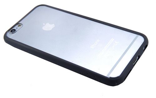 Чехол-накладка для iPhone 6/6S SGP Slim Armor TPU+PС черный - фото фото 3