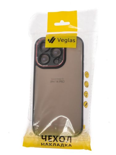 Чехол-накладка для iPhone 14 Pro VEGLAS Crystal Shield черный оптом, в розницу Центр Компаньон фото 3