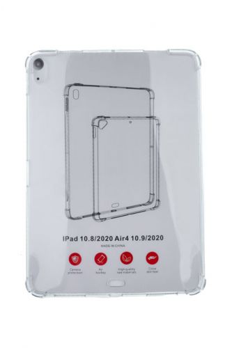 Чехол-накладка для iPad Air 10.9'' 2020/10.8'' 2020 FASHION TPU Antishock прозрачный - фото