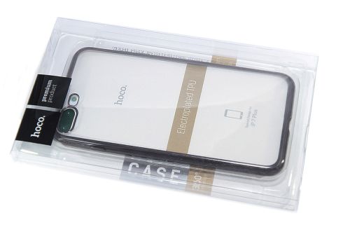 Чехол-накладка для iPhone 7/8 Plus HOCO GLINT electroplated TPU черный оптом, в розницу Центр Компаньон фото 3