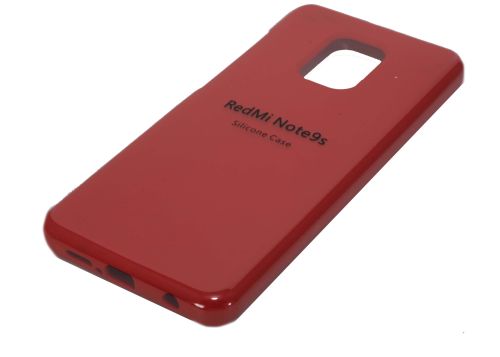 Чехол-накладка для XIAOMI Redmi Note 9S SILICONE CASE закрытый красный (1) оптом, в розницу Центр Компаньон фото 2