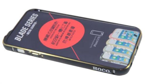 Бампер для iPhone 6/6S HOCO FEDORA Metal черный оптом, в розницу Центр Компаньон фото 3